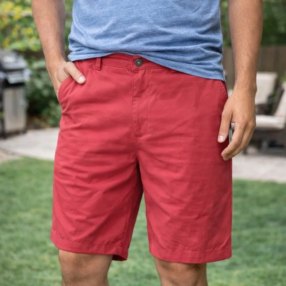 Southern Tide brrr‎ Performance Shorts Mens 40 Coral Pink Cooling Stretch Golf